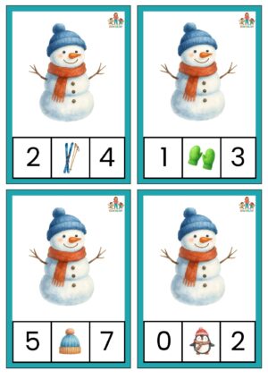 Missende getallen tot 10 – winter speurtocht